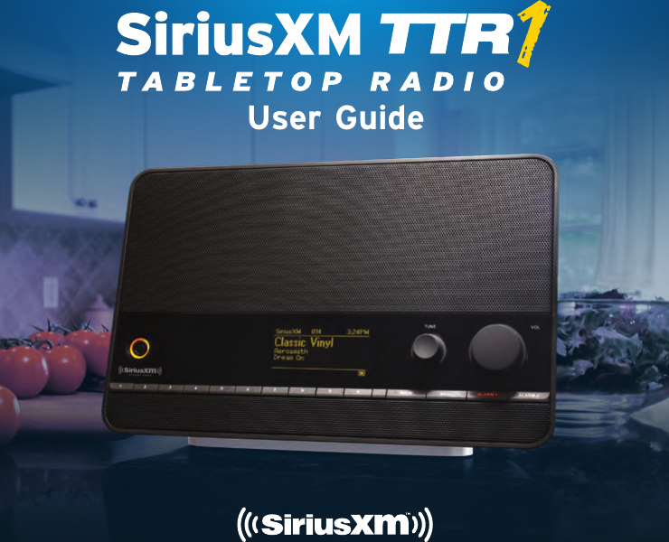 SIRIUS Siriusxm Ttr1 User Guide 120104A Manual XM