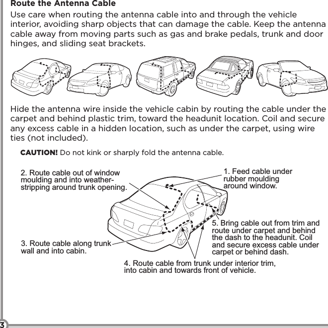 Page 4 of 12 - SIRIUS Sxv300 Vehicle Tuner Installation Guide 5X5 140826A User Manual