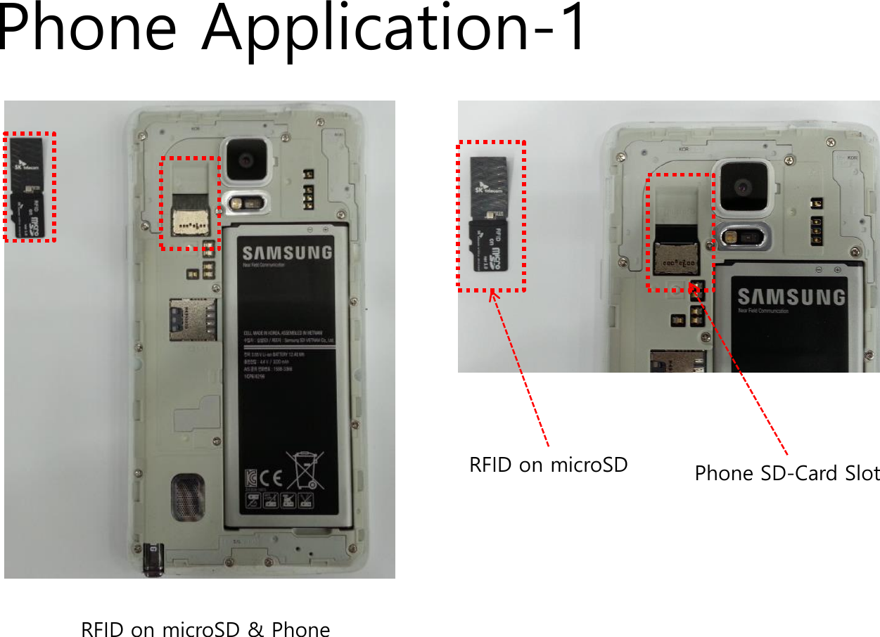 Phone Application-1RFID on microSD Phone SD-Card SlotRFID on microSD &amp; Phone