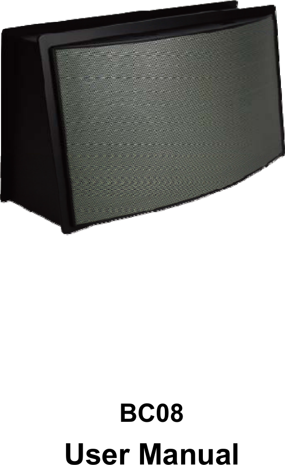                     BC08 User Manual   