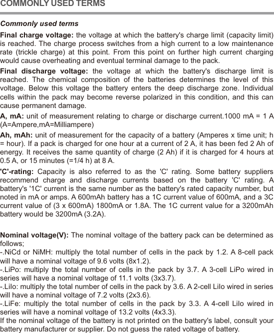 Page 22 of SKYRC Technology B6NANO Multi Chemistry Charger/Discharger User Manual                      1