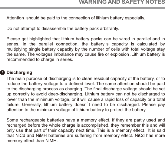 Page 8 of SKYRC Technology B6NANO Multi Chemistry Charger/Discharger User Manual                      1
