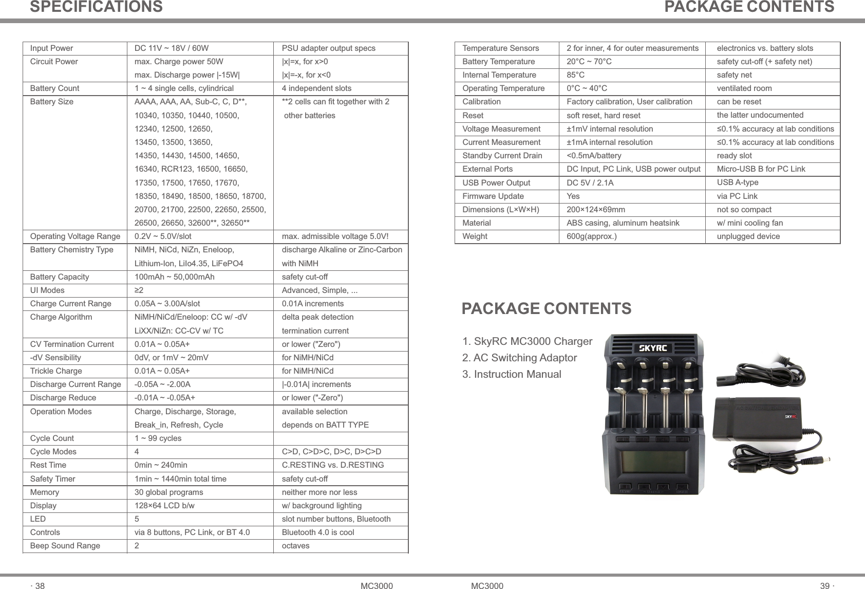 Page 21 of SKYRC Technology MC3000 Universal Battery Charger Analyzer User Manual