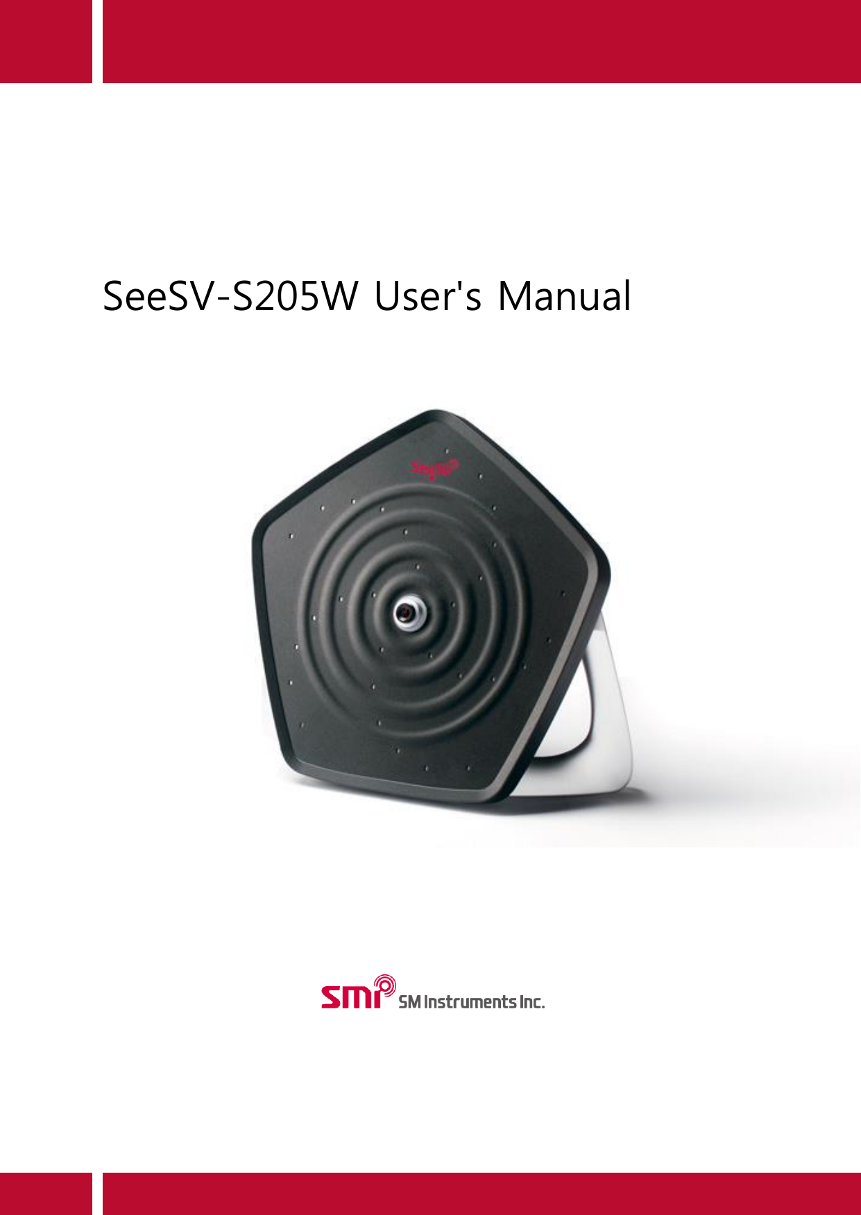  SeeSV-S205W User&apos;s Manual      