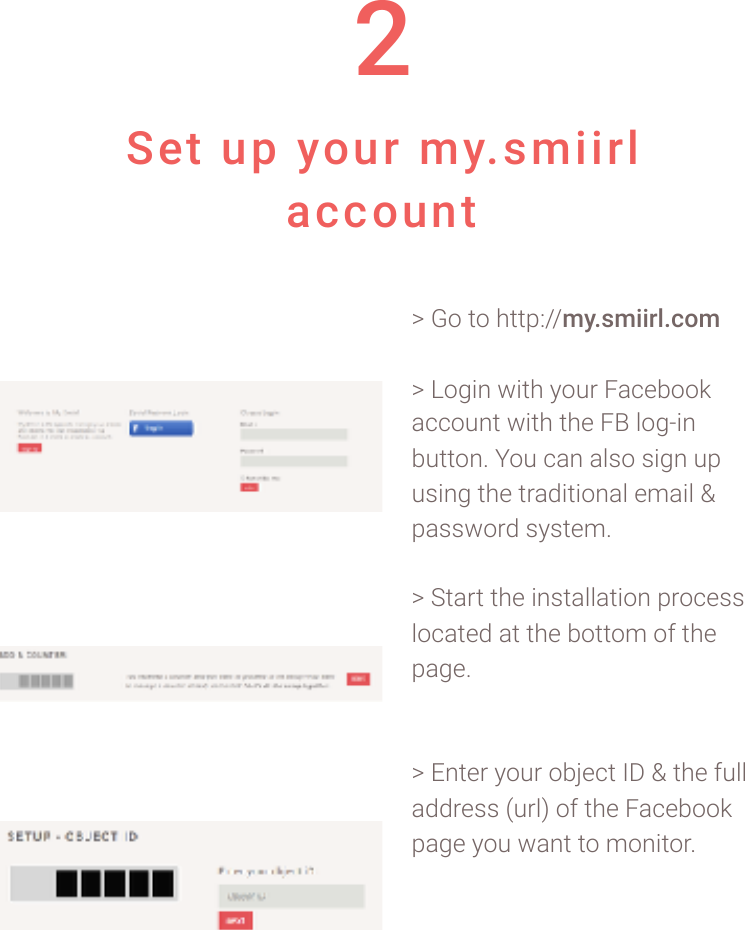 2 Set up your my.smiirl account !?!@&amp;!"&amp;!#""-ABBmy.smiirl.com!?!C&amp;,+(!.+"#!<&amp;')!D0/$1&amp;&amp;7!0//&amp;'("!.+"#!"#$!DE!2&amp;,F+(!1'""&amp;(5!G&amp;'!/0(!02*&amp;!*+,(!'-!'*+(,!"#$!")03+"+&amp;(02!$H0+2!I!-0**.&amp;)3!*<*"$H5!?!J"0)"!"#$!+(*"0220"+&amp;(!-)&amp;/$**!2&amp;/0"$3!0"!"#$!1&amp;""&amp;H!&amp;;!"#$!-0,$5!?!K("$)!<&amp;')!&amp;1L$/"!9:!I!"#$!;'22!033)$**!M')2N!&amp;;!"#$!D0/$1&amp;&amp;7!-0,$!<&amp;'!.0("!"&amp;!H&amp;(+"&amp;)5!
