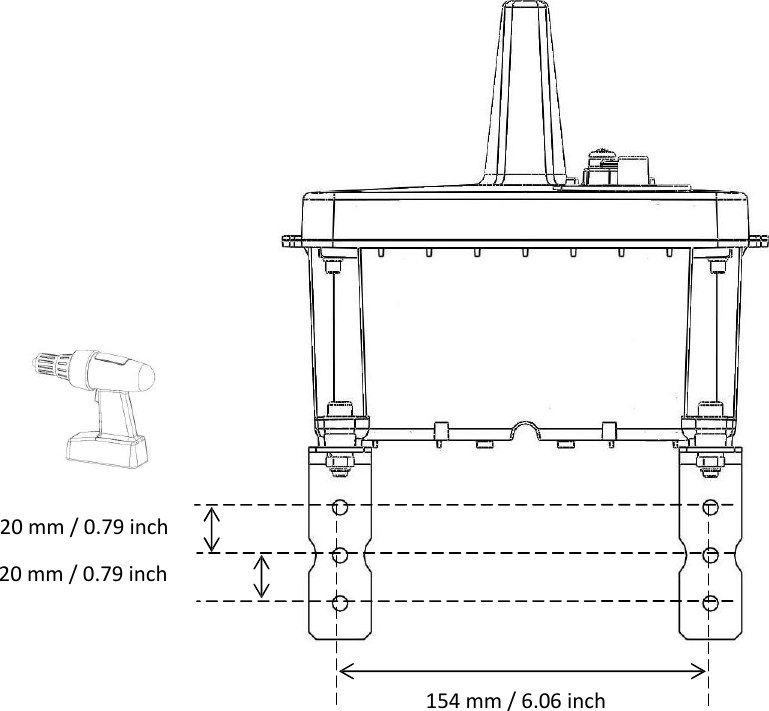                           20 mm / 0.79 inch  20 mm / 0.79 inch      154 mm / 6.06 inch 