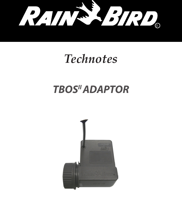 TechnotesTBOSII ADAPTORR