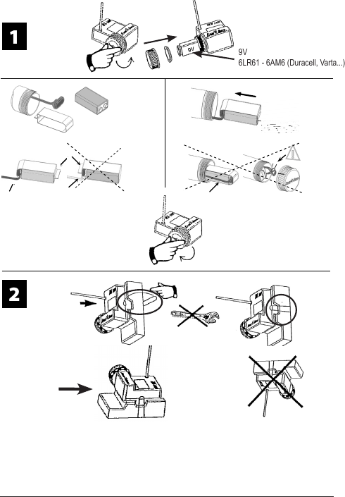 9V6LR61 - 6AM6 (Duracell, Varta...)2     1