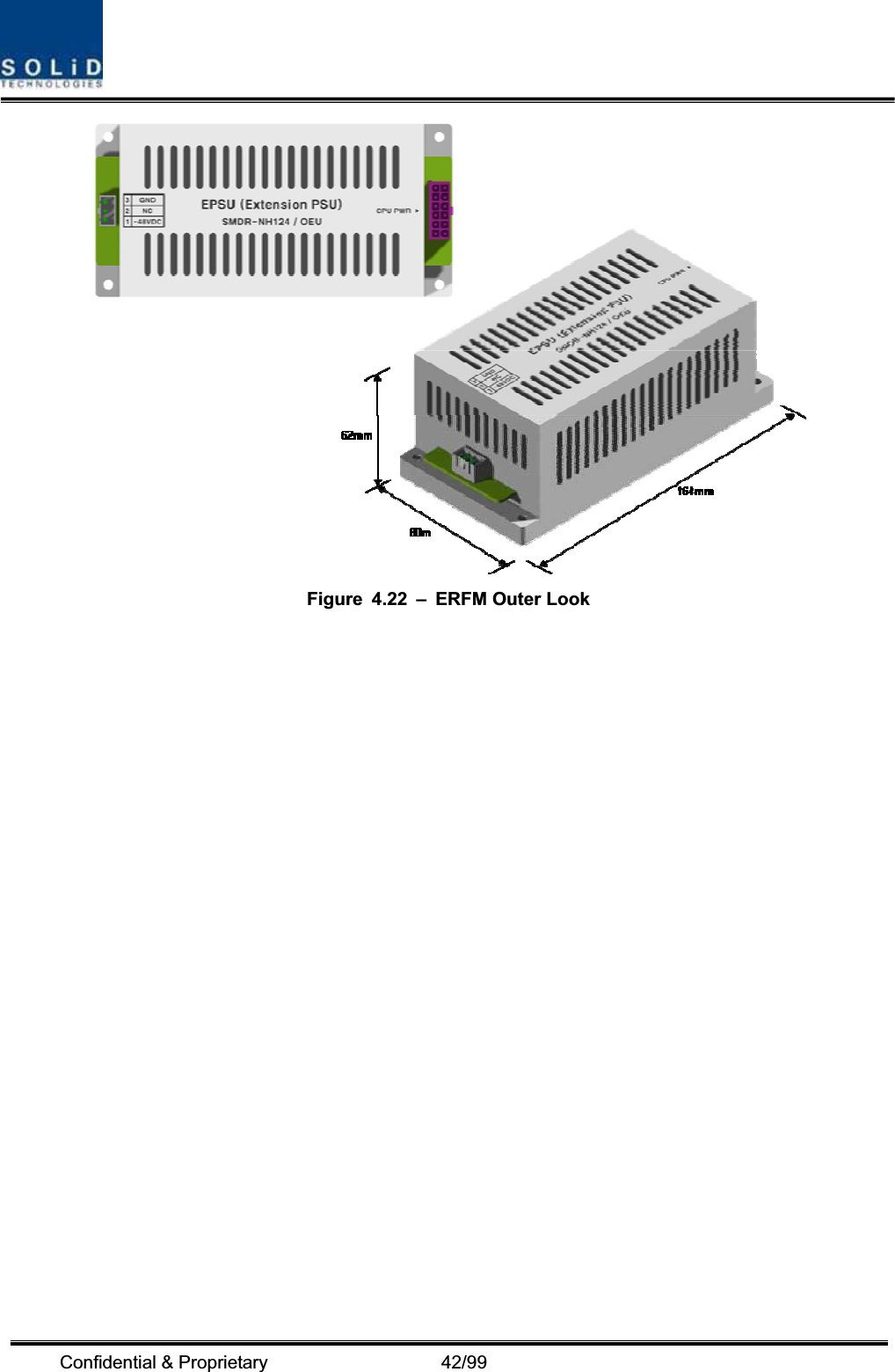 Confidential &amp; Proprietary                   42/99 Figure 4.22 – ERFM Outer Look 