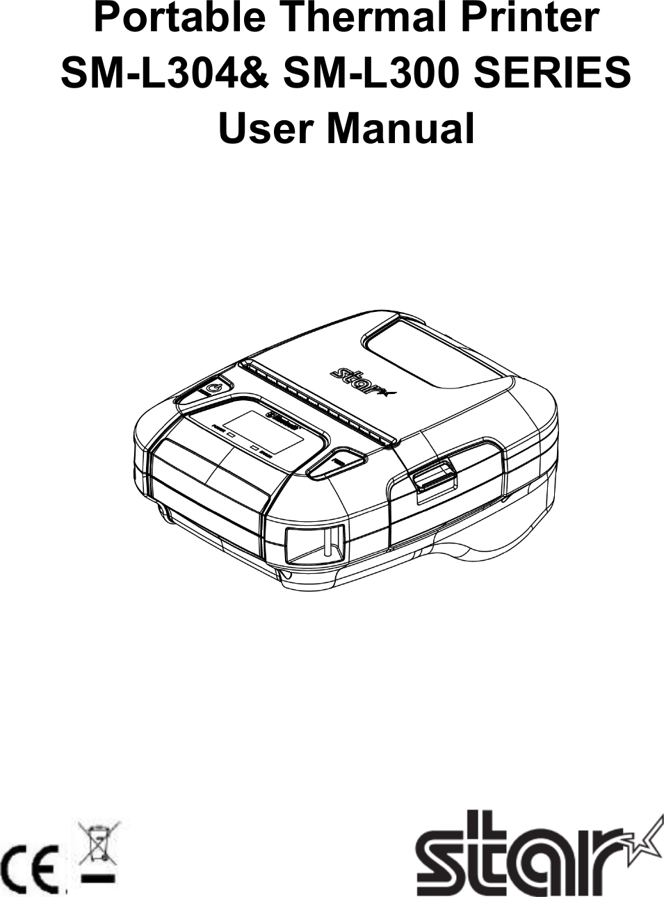     Portable Thermal Printer  SM-L304&amp; SM-L300 SERIES User Manual                