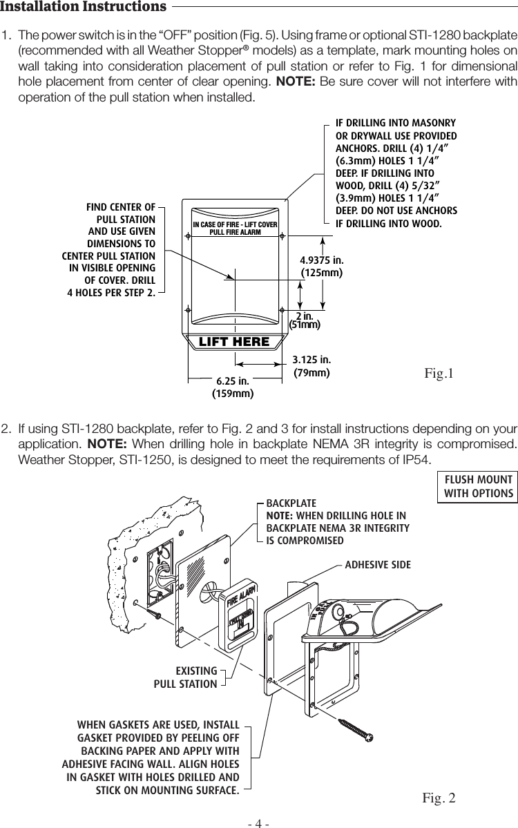 Page 4 of 8 - STI  Stopper II Series Installation 1100Install