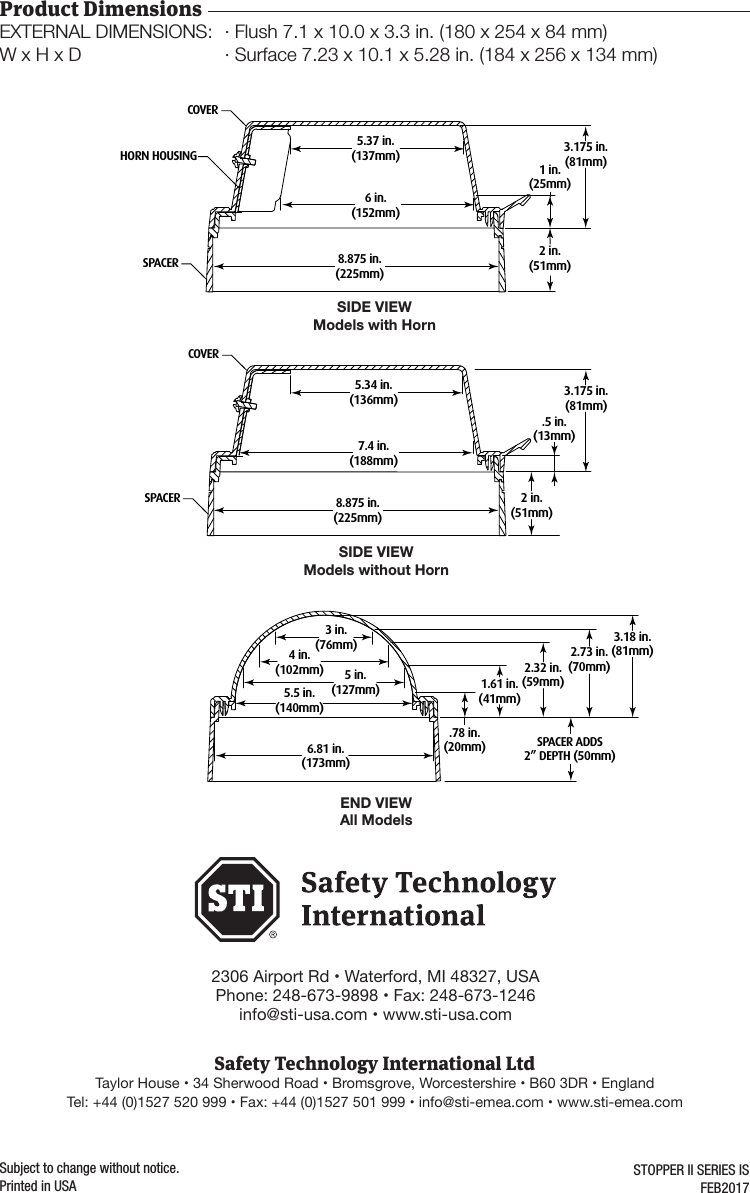 Page 8 of 8 - STI  Stopper II Series Installation 1100Install