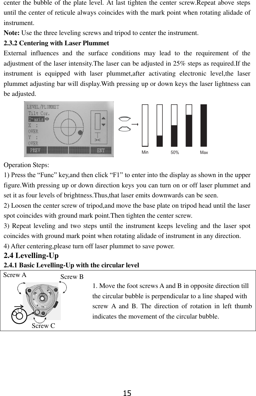 Page 21 of STONEX SRL R25 Total Station User Manual 