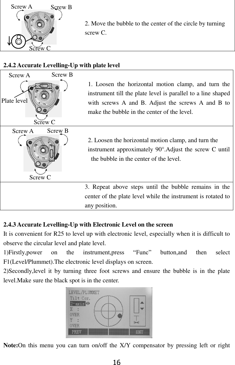 Page 22 of STONEX SRL R25 Total Station User Manual 