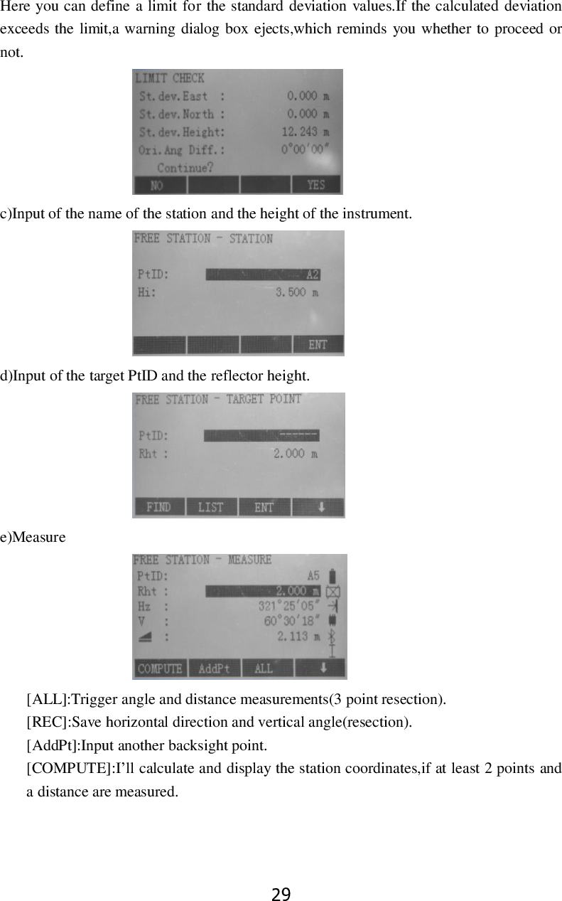 Page 35 of STONEX SRL R25 Total Station User Manual 