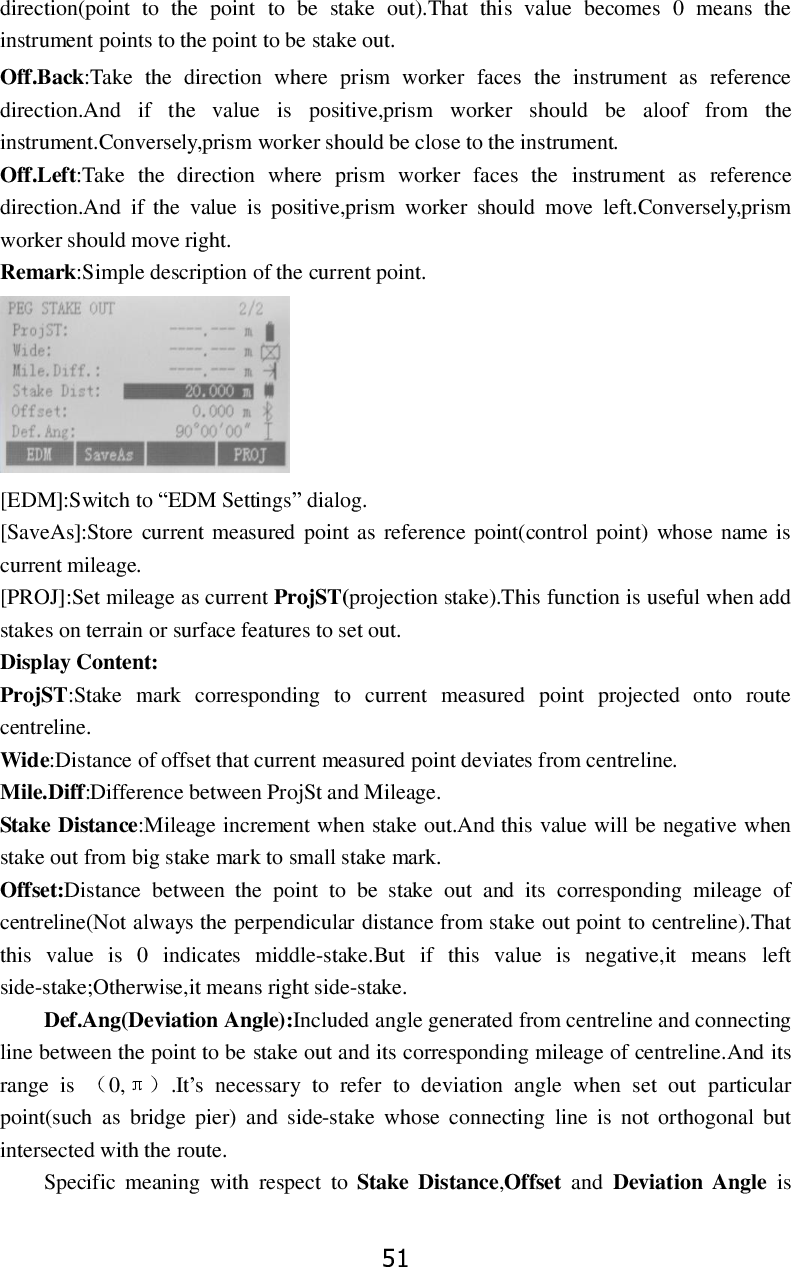Page 57 of STONEX SRL R25 Total Station User Manual 
