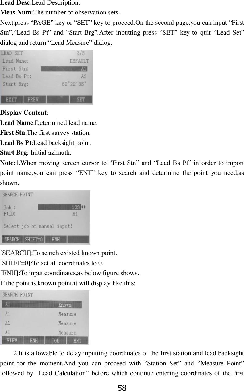 Page 64 of STONEX SRL R25 Total Station User Manual 