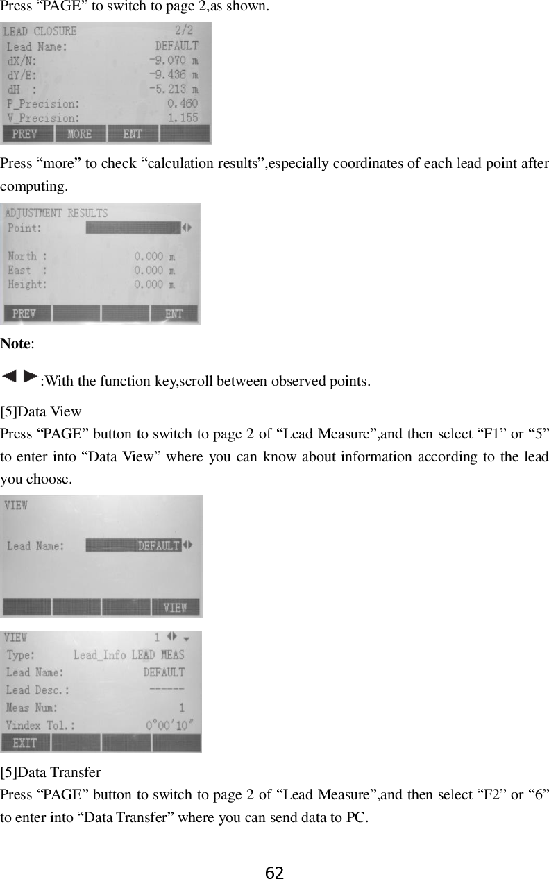 Page 68 of STONEX SRL R25 Total Station User Manual 