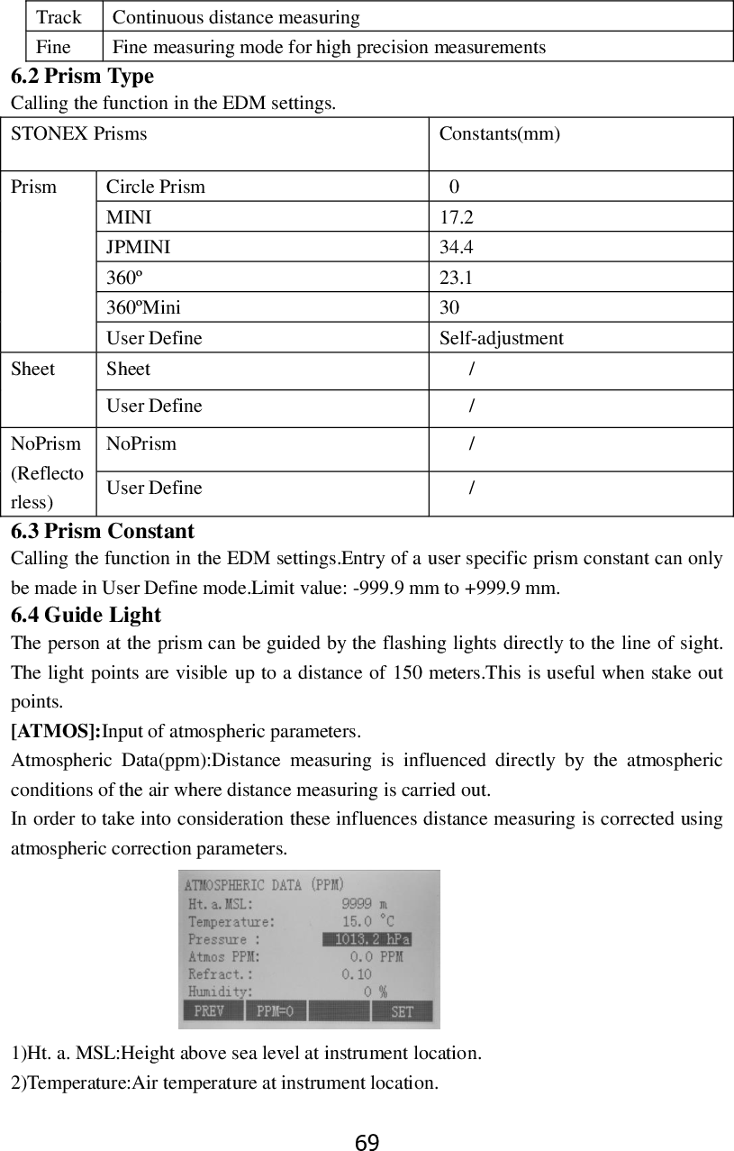 Page 75 of STONEX SRL R25 Total Station User Manual 