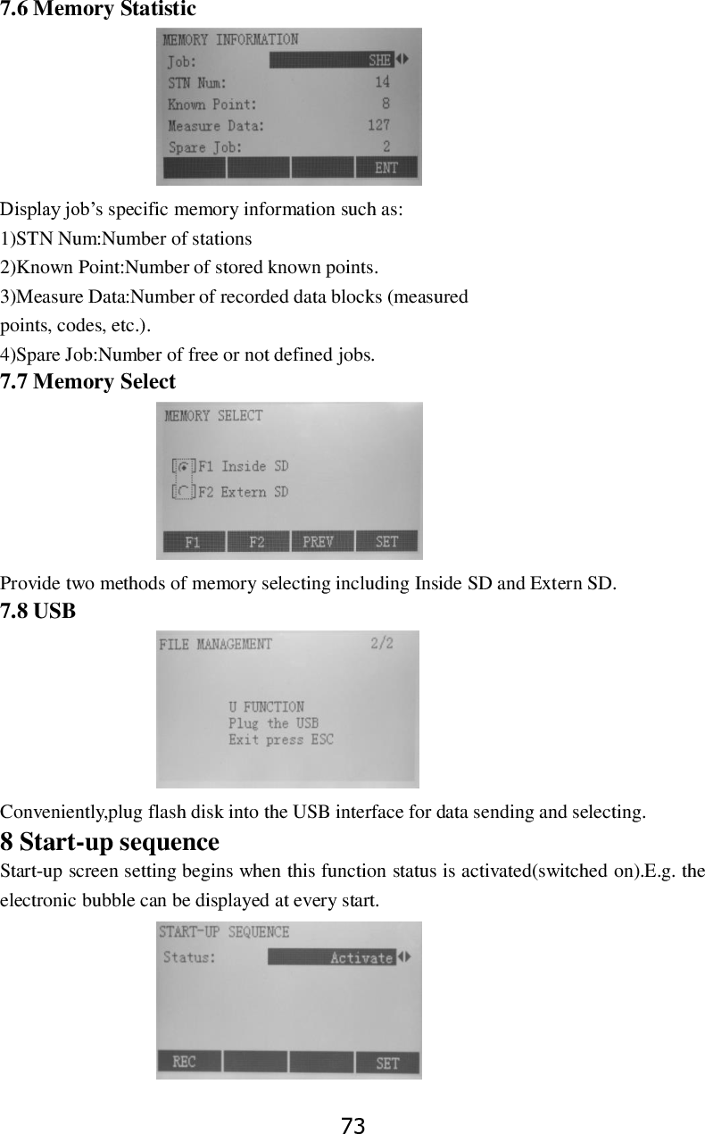 Page 79 of STONEX SRL R25 Total Station User Manual 
