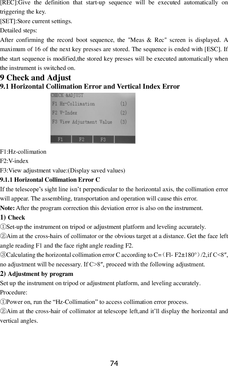 Page 80 of STONEX SRL R25 Total Station User Manual 