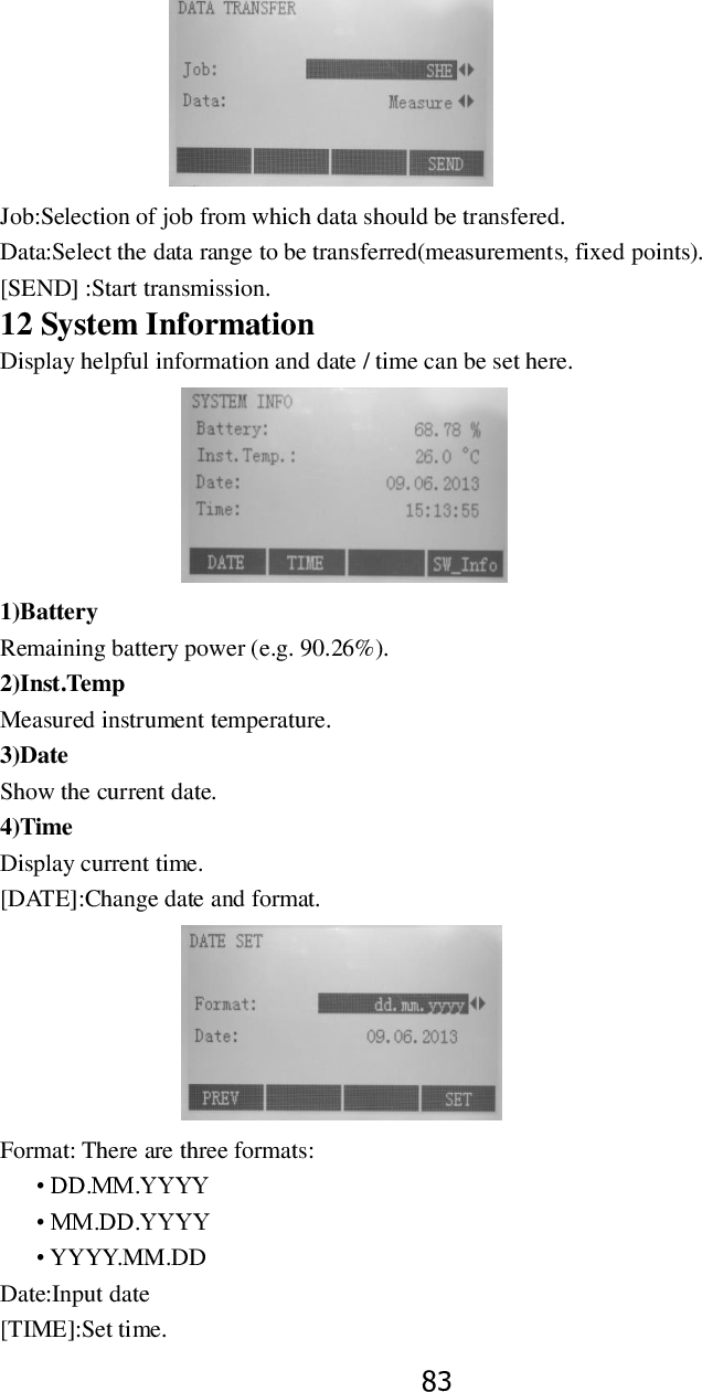 Page 89 of STONEX SRL R25 Total Station User Manual 