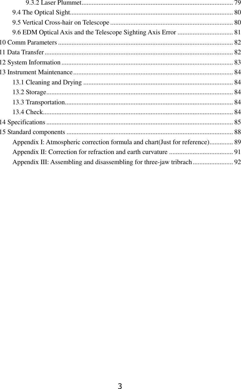Page 9 of STONEX SRL R25 Total Station User Manual 