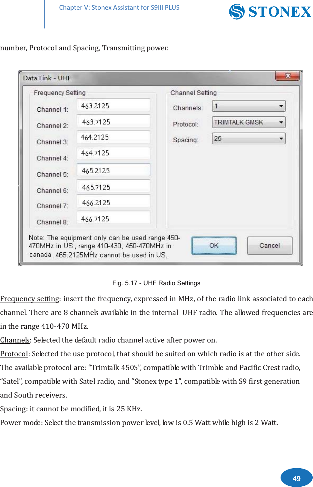 ŚĂƉƚĞƌs͗^ƚŽŶĞǆƐƐŝƐƚĂŶƚĨŽƌ^ϵ///W>h^ǡǡǤ)LJ8+)5DGLR6HWWLQJVǣǡǡǤͺǤͶͳͲǦͶ͹ͲǤǣǤǣǡǤǣǲͶͷͲǳǡǡǲǳǡǡǲͳǳǡͻǤǣǡʹͷǤǣǡͲǤͷʹǤ
