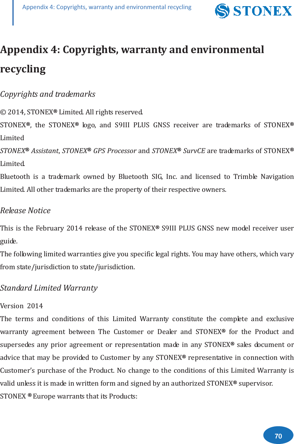 ƉƉĞŶĚŝǆϰ͗ŽƉǇƌŝŐŚƚƐ͕ǁĂƌƌĂŶƚǇĂŶĚĞŶǀŝƌŽŶŵĞŶƚĂůƌĞĐǇĐůŝŶŐͶǣǡ̹ʹͲͳͶǡ̾ǤǤ̾ǡ  ̾ ǡ  ͻ       ̾̾ǡ̾̾̾ǤǡǤǤǤʹͲͳͶ̾ͻǤǤǡȀȀǤʹͲͳͶ                    ̾         ̾̾ǯǤ̾Ǥ̾ǣ