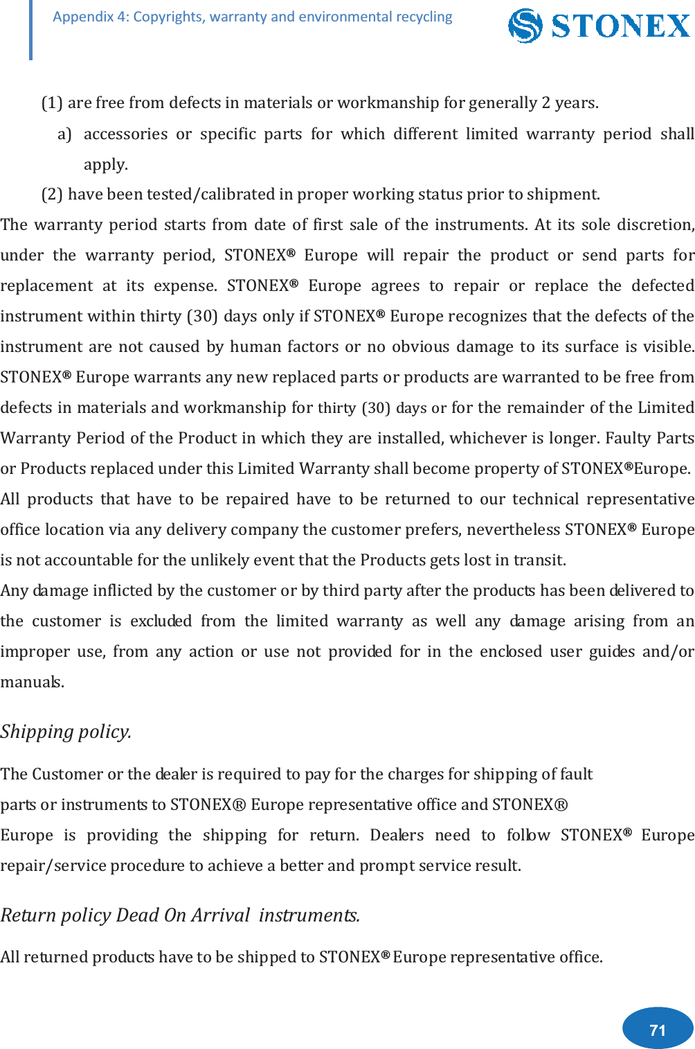 ƉƉĞŶĚŝǆϰ͗ŽƉǇƌŝŐŚƚƐ͕ǁĂƌƌĂŶƚǇĂŶĚĞŶǀŝƌŽŶŵĞŶƚĂůƌĞĐǇĐůŝŶŐȋͳȌ ʹǤȌ ǤȋʹȌ ȀǤǤǡǡ̾   Ǥ ̾        ȋ͵ͲȌ̾               Ǥ̾ȋ͵ͲȌǡǤ̾Ǥ              ǡ̾ǤǡȀǤǤ̺̺      Ǥ     ̾ ȀǤǤ̾Ǥ