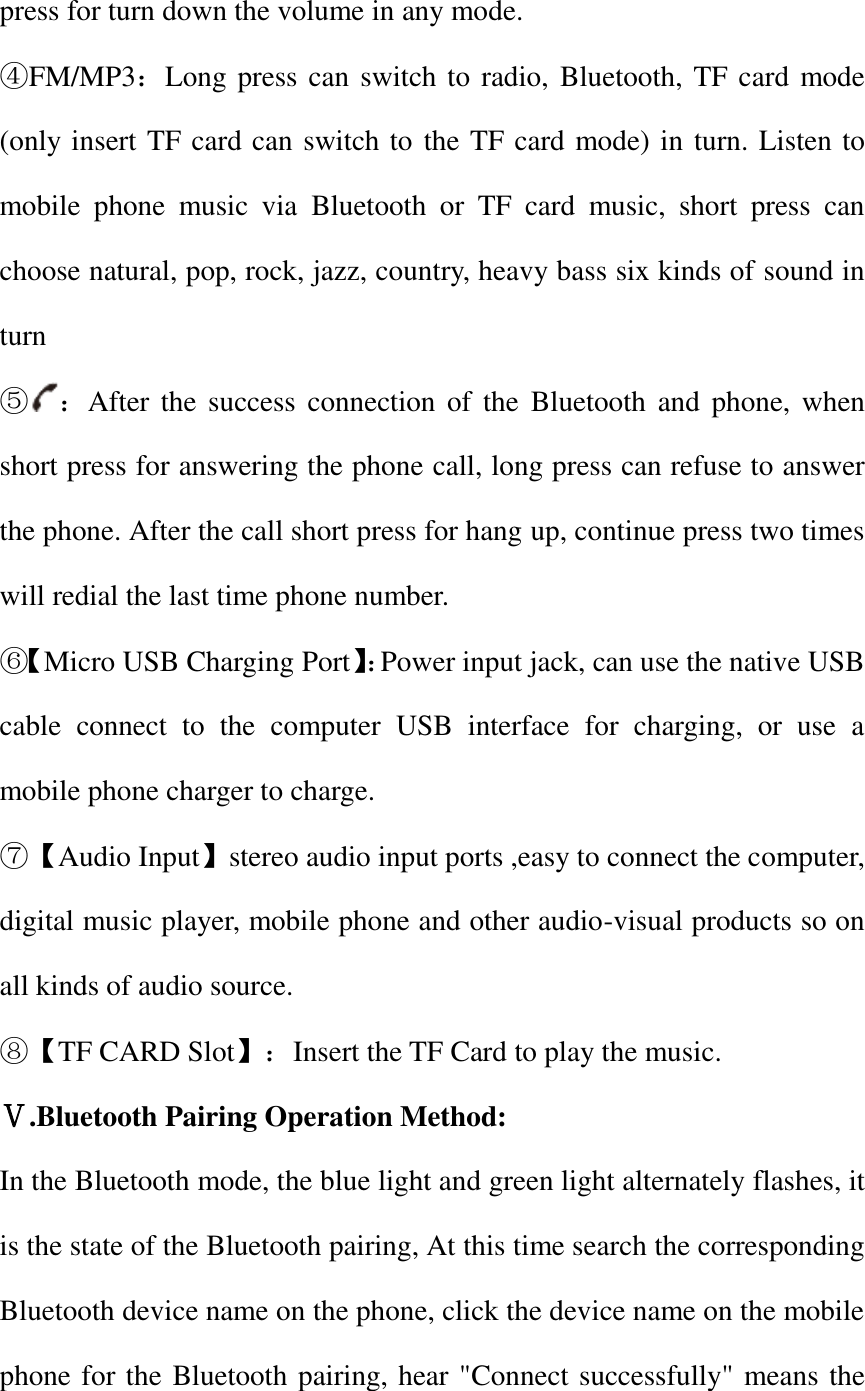 Page 4 of SUPERSONIC IQ-130BT Bluetooth Headphone User Manual STN 08L                  
