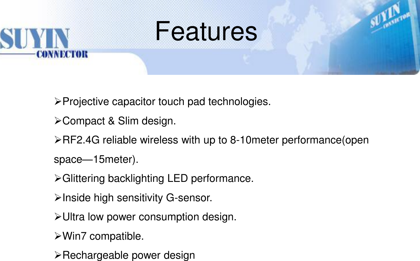 SUYIN OPTRONICS RMTPS1Q01D RF Dongle User Manual PowerPoint Presentation
