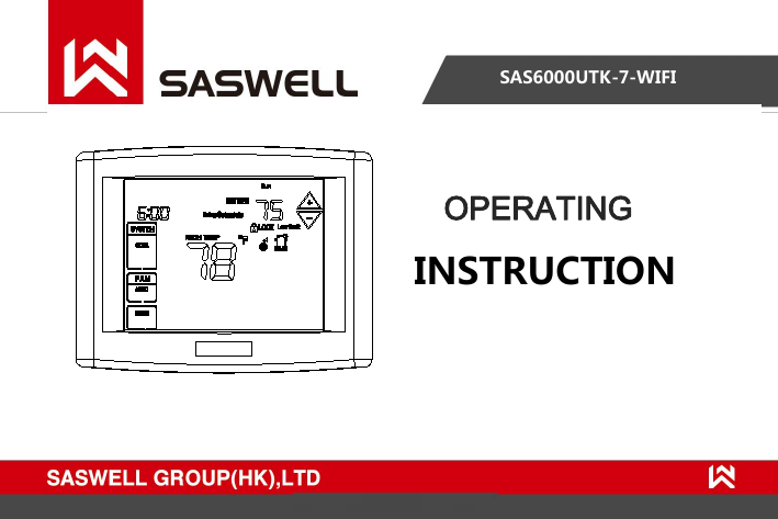 1SAS6000UTK-7-WIFIOPERATINGINSTRUCTION