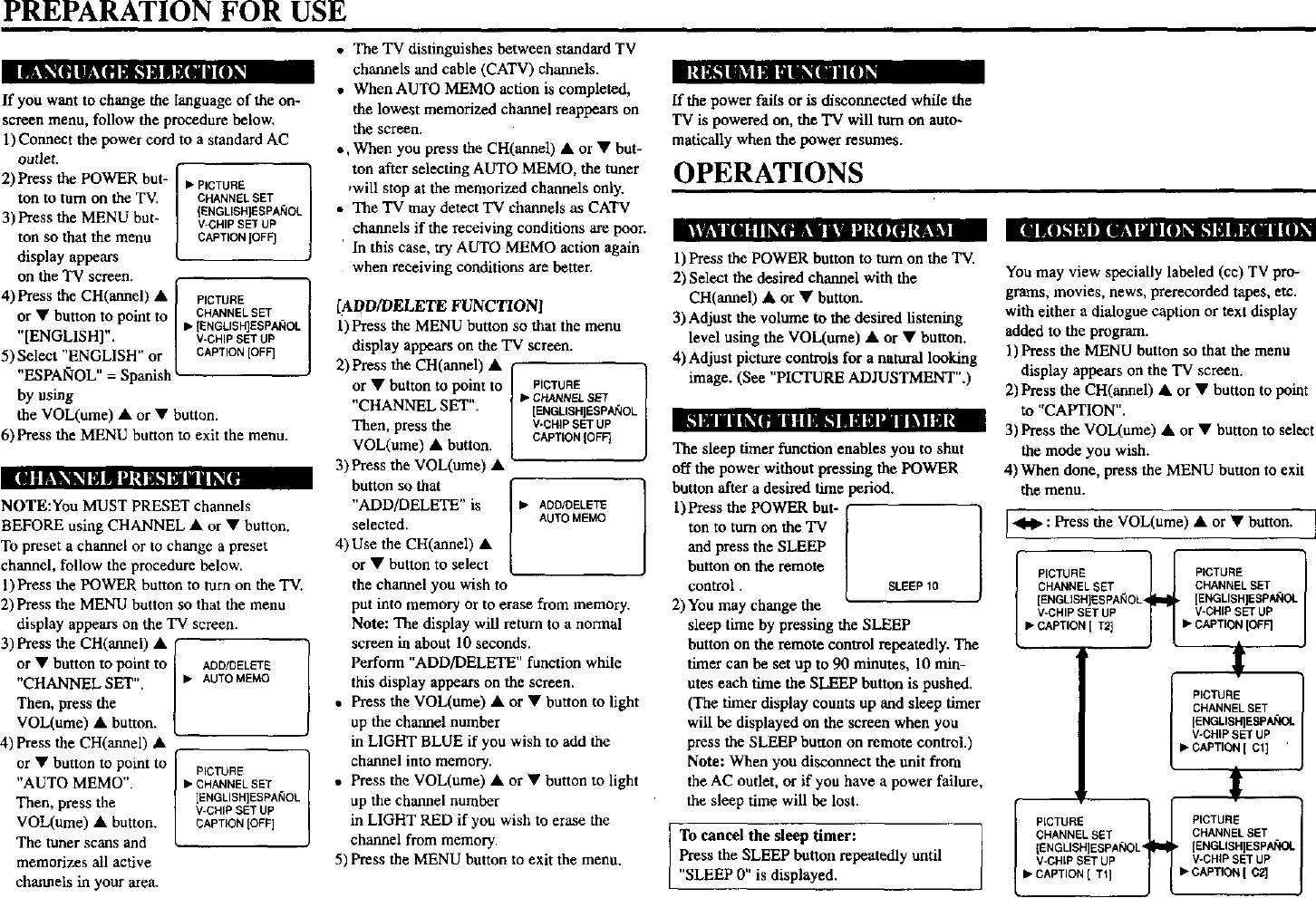 Page 7 of 9 - SYLVANIA  Direct View Digital 27 To 40 TV Manual L0207191