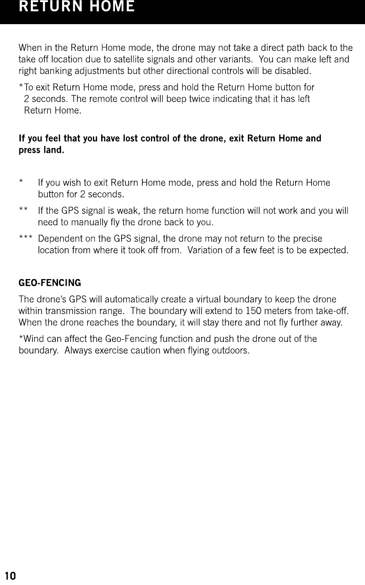 Page 14 of SYMA MODEL AIRCRAFT GC88752-20 R/C DRONE User Manual 