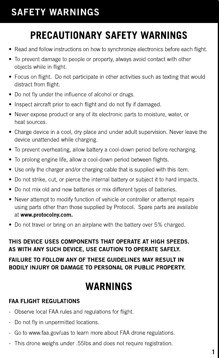 Page 5 of SYMA MODEL AIRCRAFT GC88752-20 R/C DRONE User Manual 