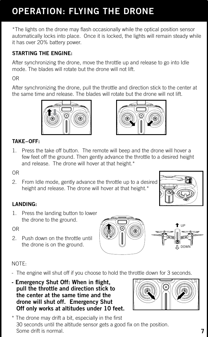 Page 11 of SYMA MODEL AIRCRAFT GC88752-21 R/C DRONE User Manual 