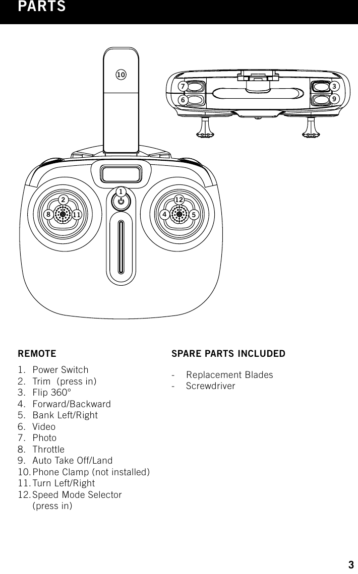 Page 7 of SYMA MODEL AIRCRAFT GC88752-21 R/C DRONE User Manual 