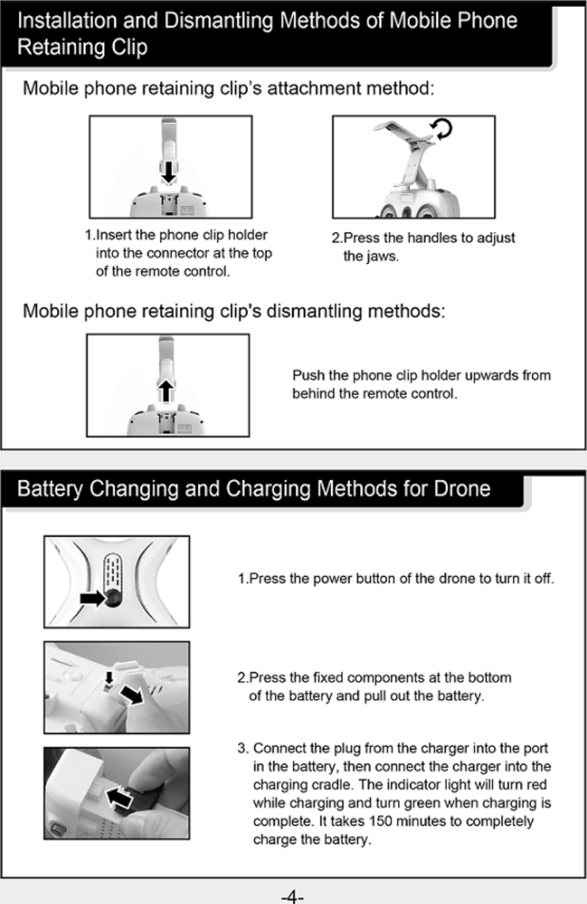 Page 5 of SYMA MODEL AIRCRAFT GC88752-30 DRONE User Manual 