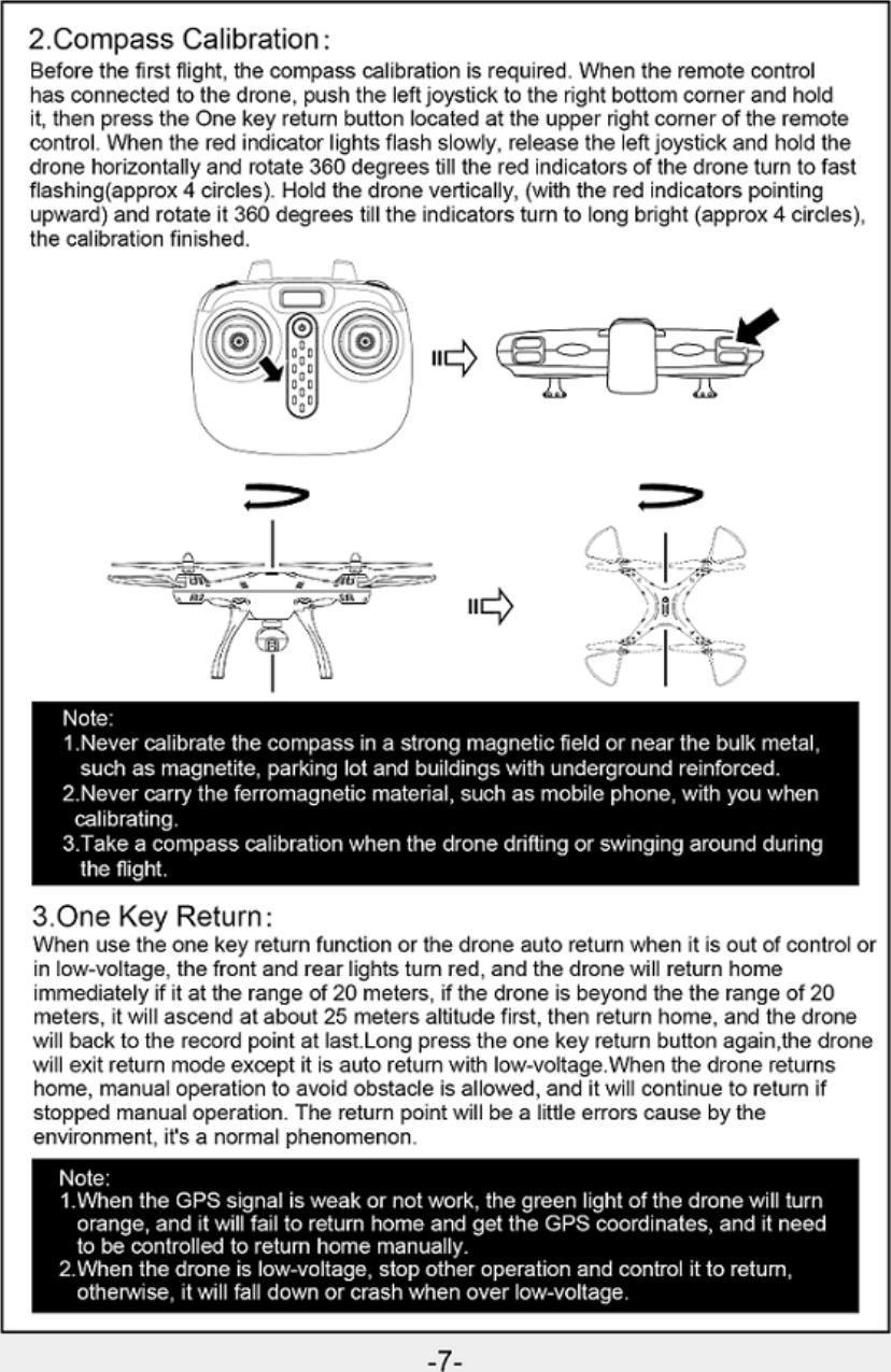 Page 8 of SYMA MODEL AIRCRAFT GC88752-30 DRONE User Manual 