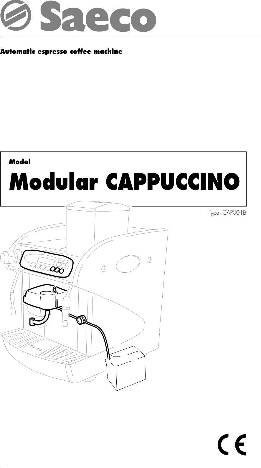 Saeco Coffee Makers Cap001B Users Manual 01 04.ModularCapp.