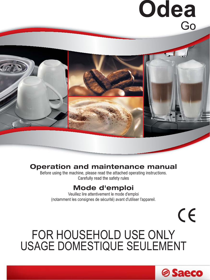 Saeco Coffee Makers Sup0310 Users Manual 15000xxx Odea Go Rev00 Dual V2