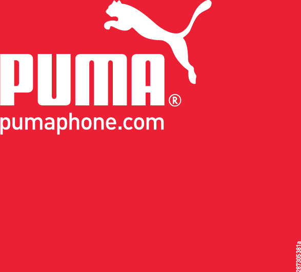 User Manual PUMA 89287305381a