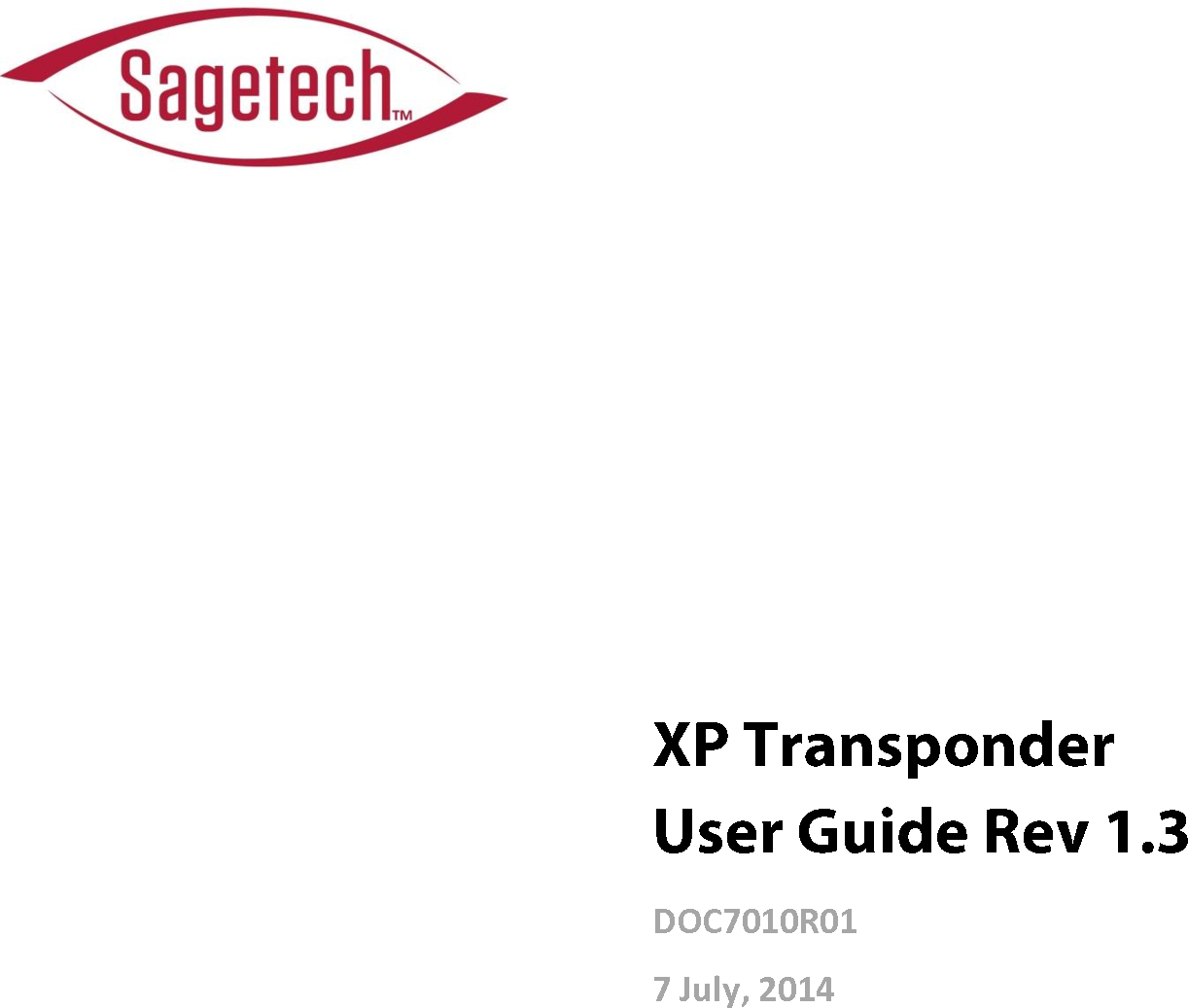             DOC7010R01 7 July, 2014          