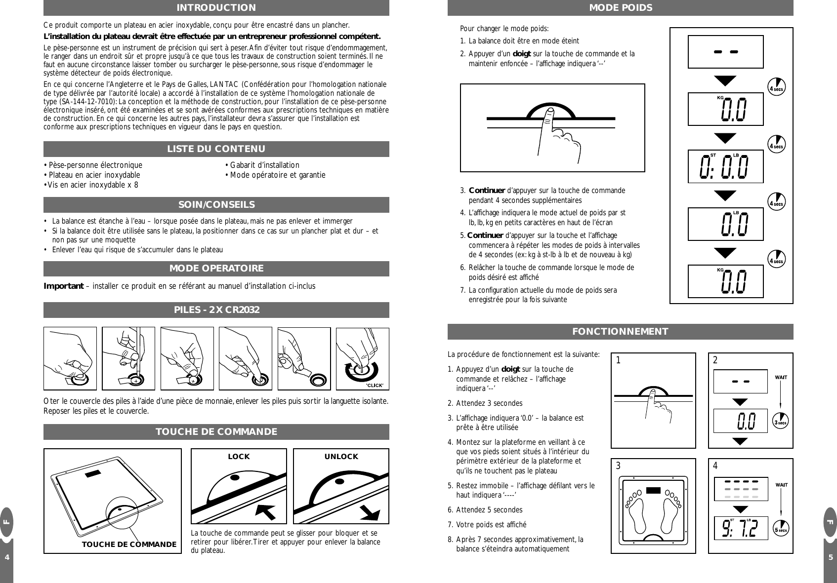 Page 3 of 10 - Salter-Housewares Salter-Housewares-Inset-Electronic-Bathroom-Scale-Users-Manual- SH6705_Arch-inst  Salter-housewares-inset-electronic-bathroom-scale-users-manual