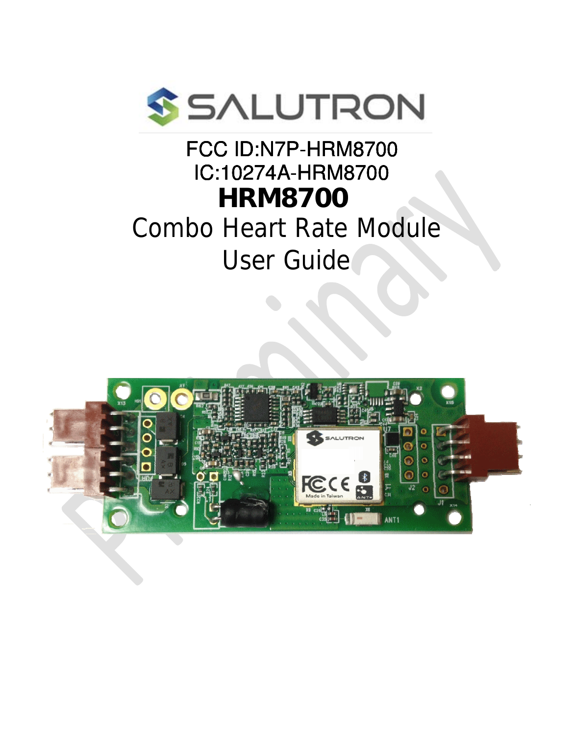  HRM8700 Combo Heart Rate Module  User Guide FCC ID:N7P-HRM8700IC:10274A-HRM8700FCC ID:N7P-HRM8700FCC ID:N7P-HRM8700FCC ID:N7P-HRM8700FCC ID:N7P-HRM8700IC:10274A-HRM8700IC:10274A-HRM8700IC:10274A-HRM8700IC:10274A-HRM8700