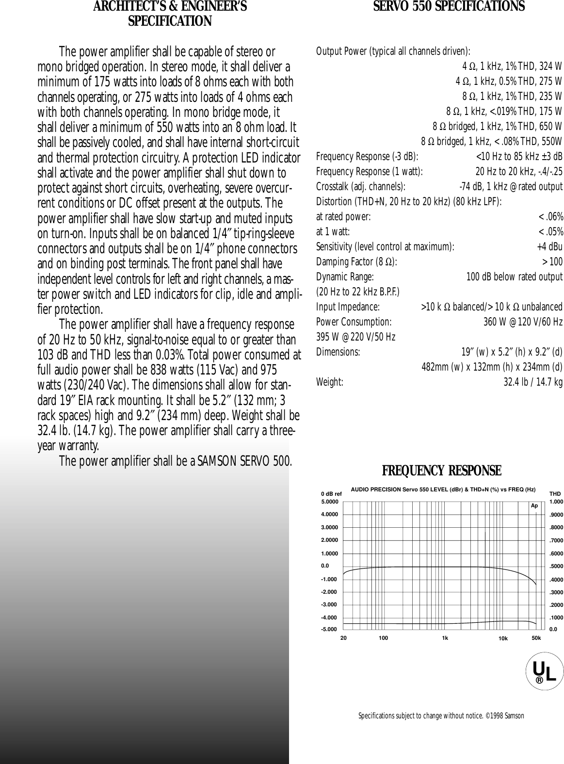 Page 2 of 2 - Samson Samson-Servo-550-Users-Manual- Servo 550  Samson-servo-550-users-manual