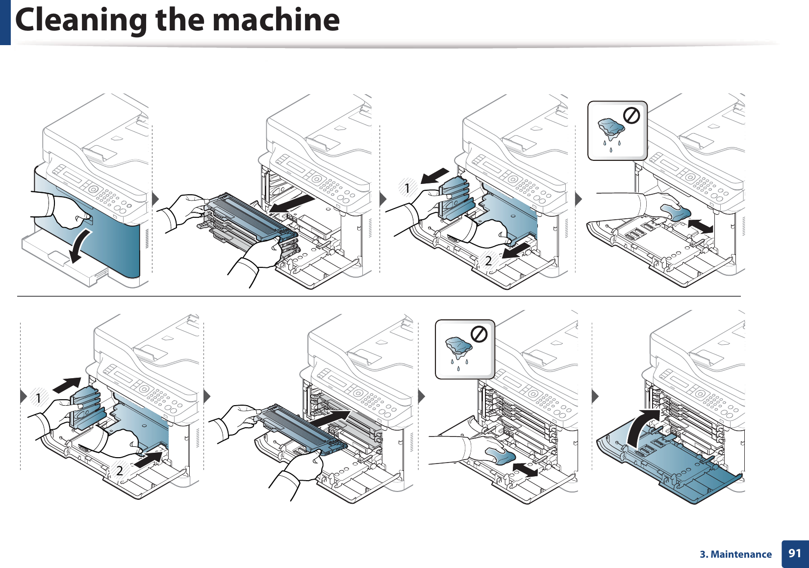 Cleaning the machine913. Maintenance1212
