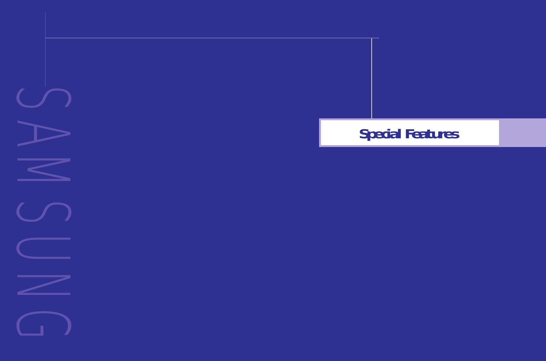 Special FeaturesSAMSUNG