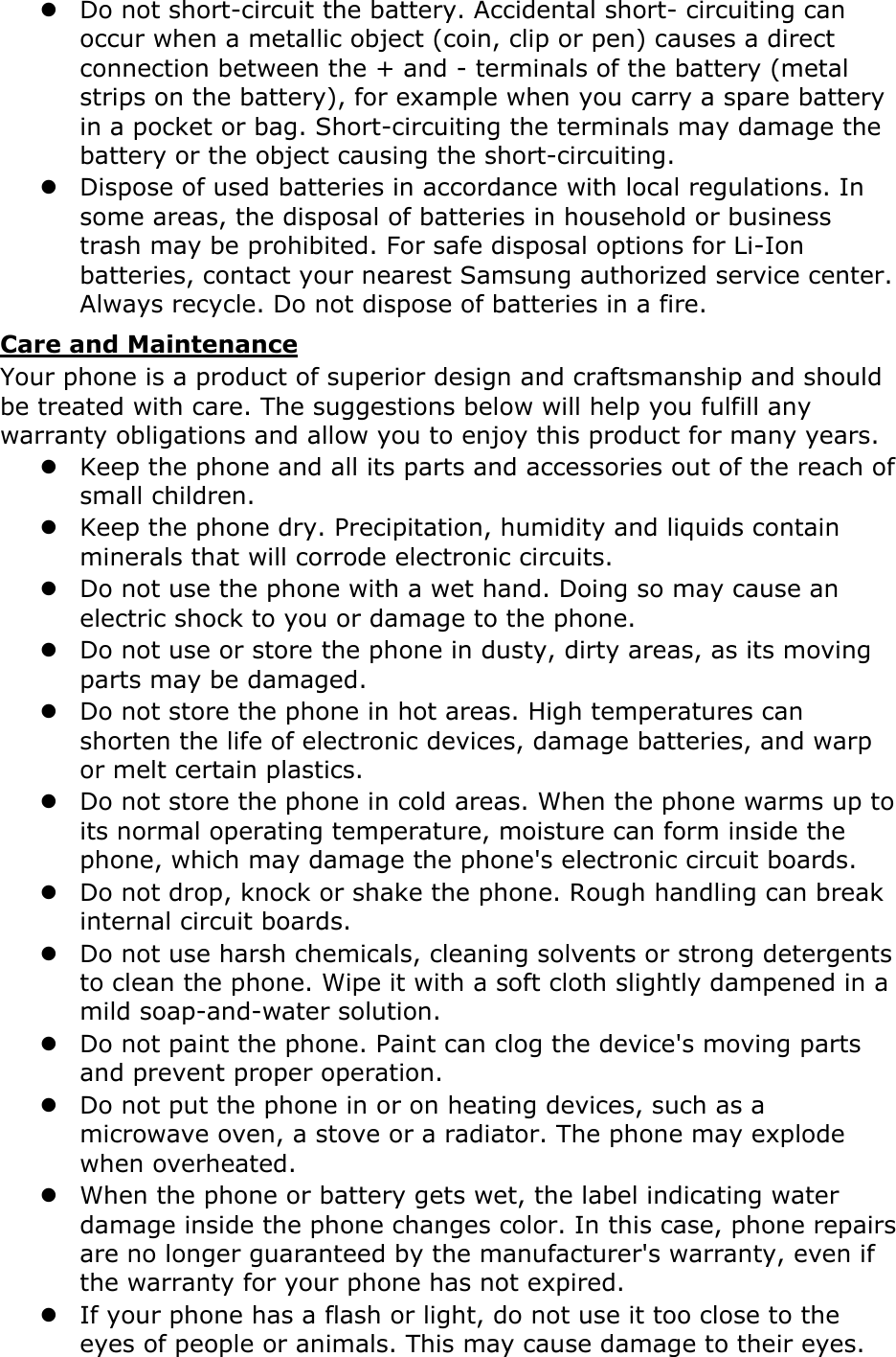 Page 20 of Samsung Electronics Co GTC3262 Portable Handset User Manual 
